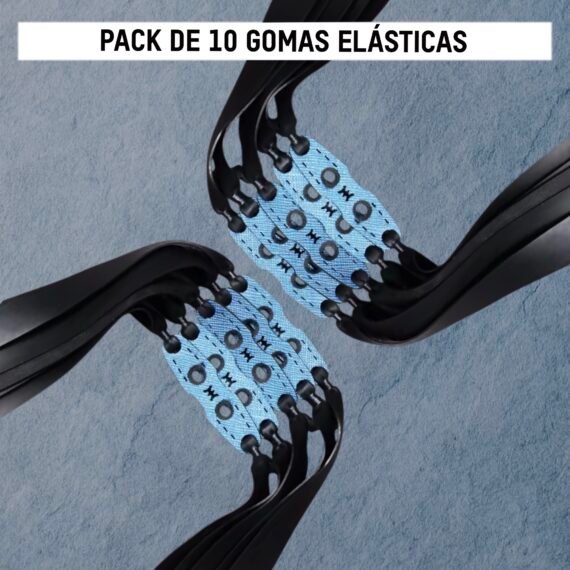 PACK 10 GOMAS ELÁSTICAS NEGRAS 1MM